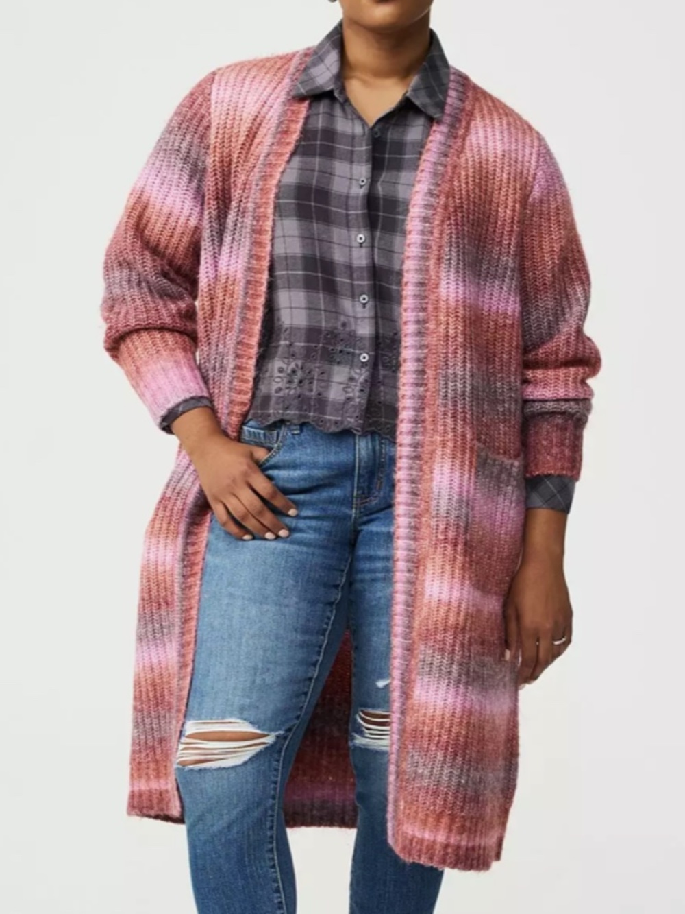NWT Torrid Ombre Duster Sweater Size 4 (4X)